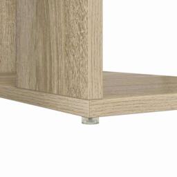 Berkfield Home Sonoma Oak Desk Sonoma oak Engineered wood Standard desk size in Light Brown - thumbnail 9
