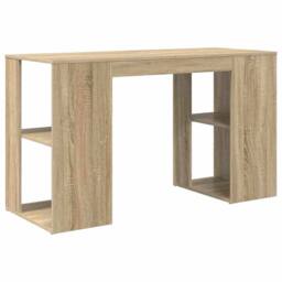 Berkfield Home Sonoma Oak Desk Sonoma oak Engineered wood Standard desk size in Light Brown - thumbnail 7