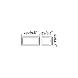 Netlighting Negus 1 Light Outdoor Wall Light Grey IP54 E27 - thumbnail 2