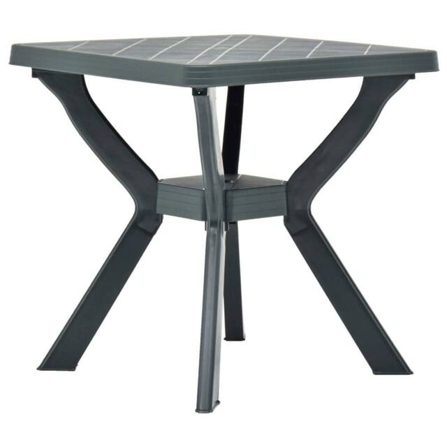 Berkfield Home Durable Bistro Table Green 70x70x72 cm Plastic - Size: 70 x 70 x 72 cm - image 1