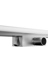 Living and Home 50cm Stainless Steel 2-in-1 Siphonic Linear Insert Shower Drain- Adjustable Height & Slope, Removable Cover, Filter & Siphon in Silver - thumbnail 7