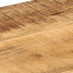 Berkfield Home Sideboard 110x30x74 cm Rough Mango Wood in Brown - Size: 110 x 30 x 74 cm - thumbnail 6
