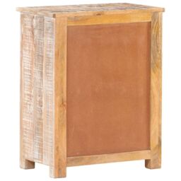 Berkfield Home Sideboard 61x35x76 cm Rough Acacia Wood - Size: 61 x 35 x 76 cm - thumbnail 3
