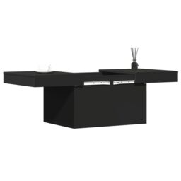 Berkfield Home Coffee Table Black 100x55x40 cm Engineered Wood - Size: 100 x 55 x 40 cm - thumbnail 4