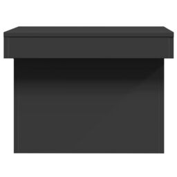 Berkfield Home Coffee Table Black 100x55x40 cm Engineered Wood - Size: 100 x 55 x 40 cm - thumbnail 6