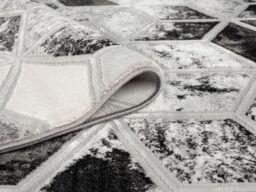 The Linen Consultancy TLC 5 Star Hotel Concept Bianco Rug Grey / Silver in Dark Grey - Size: 160 cm x 225 cm - thumbnail 3
