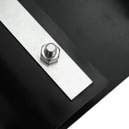 Berkfield Home Root Barrier with Connecting Rails Black 1x10 m 1, 5 mm HDPE - thumbnail 8