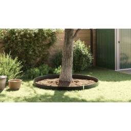 Berkfield Home Root Barrier with Connecting Rails Black 1x10 m 1, 5 mm HDPE - thumbnail 4