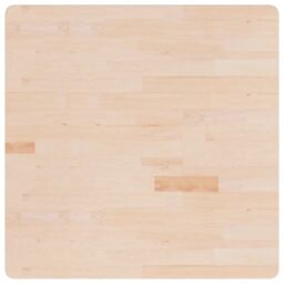 Berkfield Home Square Table Top 90x90x1.5 cm Untreated Solid Wood Oak in Brown - thumbnail 2