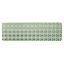 Benjamin Tate Design Green Extraordinary Boho Chic Summer Design Runner Rug in Natural - Size: 67 cm x 230 cm - thumbnail 1