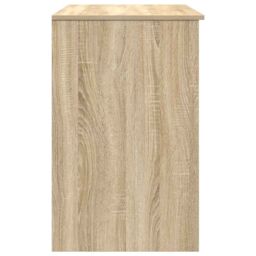 Berkfield Home Desk Sonoma Oak 86x49x76 cm Engineered Wood in Brown - Size: 86 x 49 x 76 cm - thumbnail 7