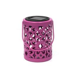 Voltico Set of 5 Solar Ornate Metal Cutout Lanterns - Multi-Coloured Glow - Size: 5 Pack - thumbnail 9