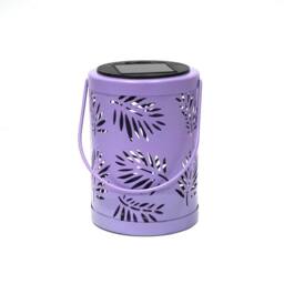 Voltico Set of 5 Solar Ornate Metal Cutout Lanterns - Multi-Coloured Glow - Size: 5 Pack - thumbnail 7