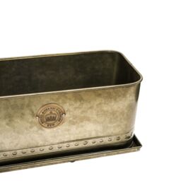 Royal Botanic Gardens Kew Kew Aged Brass Regency Outdoor Trough 43Cm - Premium Quality - 2 Other Sizes Available - 3 Year Warranty - Detachable - thumbnail 3