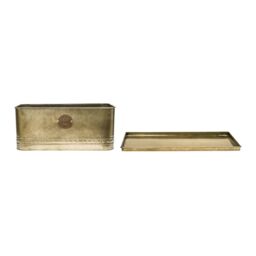 Royal Botanic Gardens Kew Kew Aged Brass Regency Outdoor Trough 43Cm - Premium Quality - 2 Other Sizes Available - 3 Year Warranty - Detachable - thumbnail 5