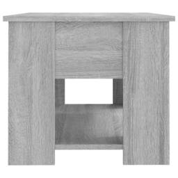 Berkfield Home Coffee Table Grey Sonoma 79x49x41 cm Engineered Wood - Size: 79 x 49 x 41 cm - thumbnail 7