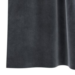 Berkfield Home Blackout Curtains with Hanging Loops 2 pcs Dark Grey Velvet - thumbnail 6