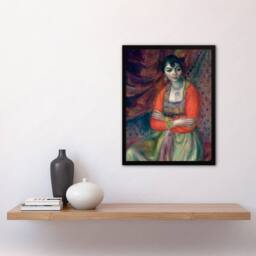 Artery8 William James Glackens Framed Wall Art Print Armenian Portrait - Size: A4 - thumbnail 2