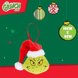 VFM e-Store Grinch Christmas Tree Decoration Festive Gift 10cm x 8cm Green X 1 - Size: 10 cm x 8 cm - thumbnail 2