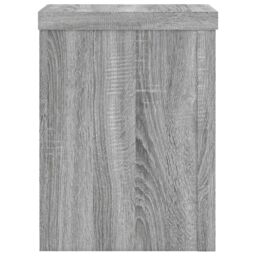 Berkfield Home Plant Stands 2 pcs Grey Sonoma 15x15x20 cm Engineered Wood - Size: 15 x 15 x 20 cm - thumbnail 5