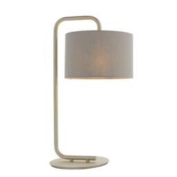 Netlighting 'CARRARA' Non Dimmable Stylish Contemporary Indoor Desk Table Lamp in Grey - thumbnail 1