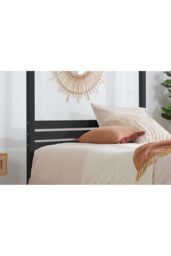 Birlea Four Poster Bed Frame Solid Wood 4 Poster Canopy Mercia in Black - Size: King - thumbnail 3