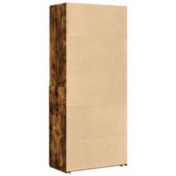 Berkfield Home Highboard Smoked Oak 80x42.5x185 cm Engineered Wood in Brown - thumbnail 6