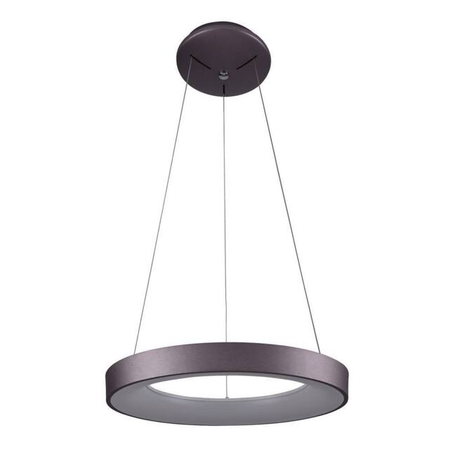 Netlighting Modern LED Hanging Pendant Coffee Warm White 3000K 2200lm in Brown - image 1