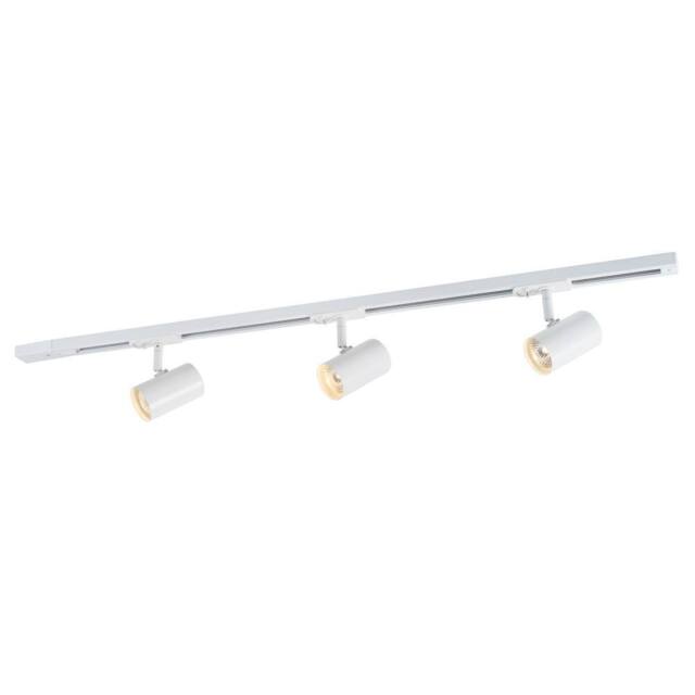 Netlighting Marvi Modern 3 Light Ceiling Spotlight Bar GU10 in White - image 1