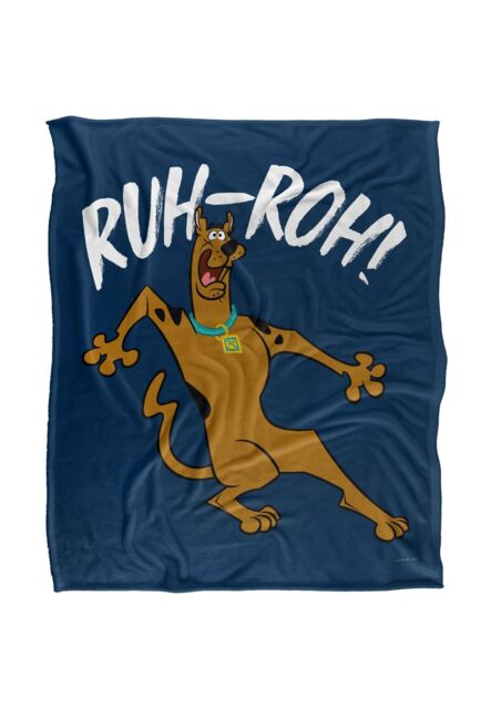 Warner Brothers Scooby Doo Officially Licensed Silky Touch Super Soft Throw Blanket 152 x 127 cm in White - image 1