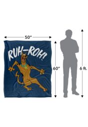 Warner Brothers Scooby Doo Officially Licensed Silky Touch Super Soft Throw Blanket 152 x 127 cm in White - thumbnail 5