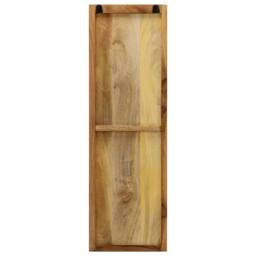 Berkfield Home Wall-mounted Coat Racks 2 pcs Solid Mango Wood 36x110x3 cm in Brown - Size: 36 x 110 x 3 cm - thumbnail 4