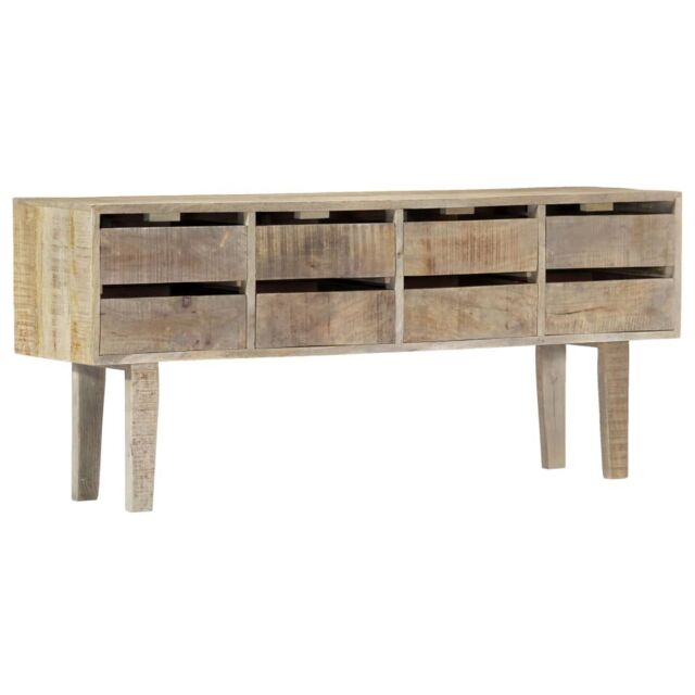 Berkfield Home Sideboard 140x30x60 cm Solid Mango Wood in Brown - Size: 140 x 30 x 60 cm - image 1