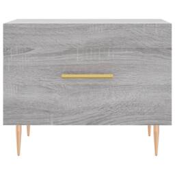 Berkfield Home Coffee Table Grey Sonoma 50x50x40 cm Engineered Wood - Size: 50 x 50 x 40 cm - thumbnail 5
