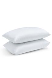 Catherine Lansfield 'Touch Of Down' Hollowfibre Fill Pillow Pairs in White - thumbnail 4