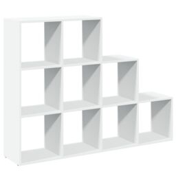 Berkfield Home Room Divider Bookcase 3-Tier White 137.5x29x103.5 cm Engineered Wood - thumbnail 2