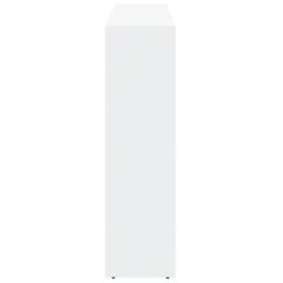 Berkfield Home Room Divider Bookcase 3-Tier White 137.5x29x103.5 cm Engineered Wood - thumbnail 6