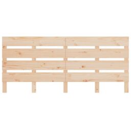 Berkfield Home Headboard 135x3x80 cm Solid Wood Pine in Brown - Size: 135 x 3 x 80 cm - thumbnail 4