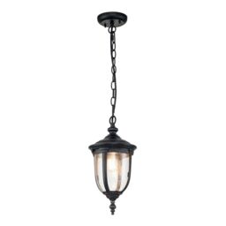 Netlighting Cleveland Outdoor Pendant Ceiling Light Weathered Bronze IP44 in Brown - thumbnail 1