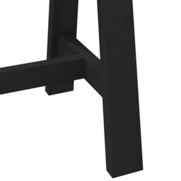 Berkfield Home Desk NOAIN A-Shaped Legs 120x50x75 cm Solid Wood Pine in Brown - Size: 120 x 50 x 75 cm - thumbnail 7