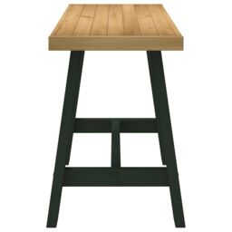Berkfield Home Desk NOAIN A-Shaped Legs 120x50x75 cm Solid Wood Pine in Brown - Size: 120 x 50 x 75 cm - thumbnail 4