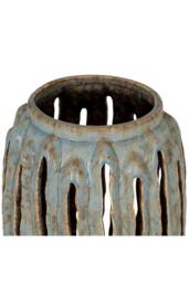 KDMD Capella Tall Lantern Candle Holder for Elegant Interior Decor in Blue - thumbnail 2
