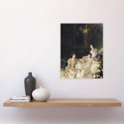 "Artery8 The Wyndham Sisters Portrait Sargent Wall Art Poster Print - Size: W12"" x H16""" - thumbnail 4