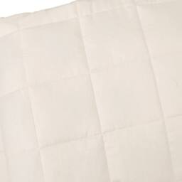 Berkfield Home Weighted Blanket Light Cream 200x220 cm 13 kg Fabric - thumbnail 4