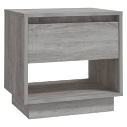 Berkfield Home Classic Bedside Cabinets 2 pcs Grey Sonoma 45x34x44 cm Engineered Wood - Size: 45 x 34 x 44 cm - thumbnail 5