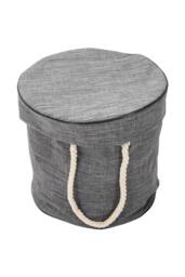 Living and Home Toy Storage Basket with Play Mat in Grey - thumbnail 7
