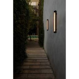 Netlighting Scuba 60cm Outdoor Flush Wall Lamp Black 2700K IP65 - thumbnail 2