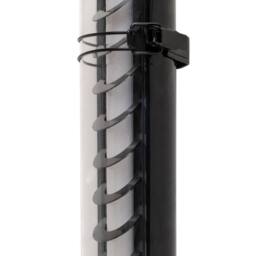 Netlighting Scuba 60cm Outdoor Flush Wall Lamp Black 2700K IP65 - thumbnail 3