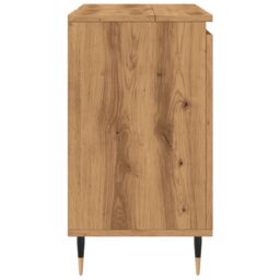 Berkfield Home Bathroom Cabinet Artisan Oak 58x33x60 cm Engineered Wood in Brown - Size: 58 x 33 x 60 cm - thumbnail 5