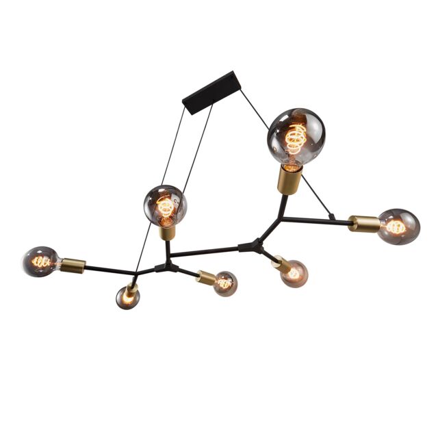 Nordlux Vintage Indoor Pendant Light Black Metal E27 30, 000hrs - Mains Powered, IP20 - image 1